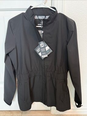 FootJoy HydroLite Women's Rain Jacket New Small Black